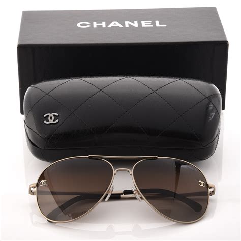 chanel aviator glasses